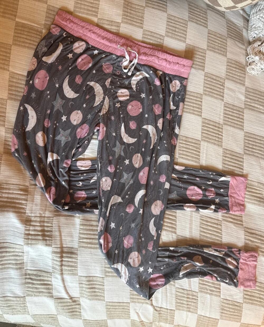 Little Sleepies moon pajama jogger pants bamboo sz small women’s